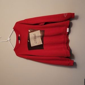 Diamond crew necklace sweater